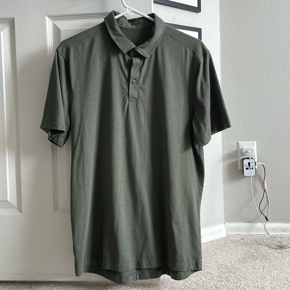 Men Lululemon Short Sleeve Polo